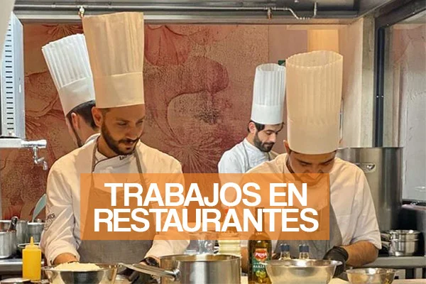 NECESITAN PERSONAL DE TRABAJO PARA RESTAURANTE - INGRESO INMEDIATO
